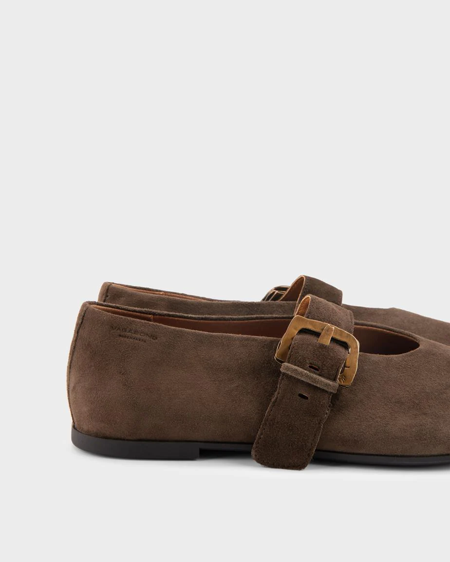 VAGABOND ALEYA BUCKLE FLAT-COFFEE - Image 2