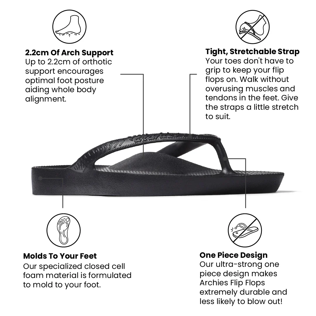 ARCHIES ARCH SUPPORT FLIP FLOPS MEN'S - Image 5