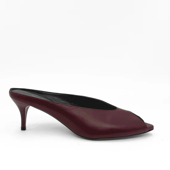 AMIE RAFA AUDREY HEEL BURGANDY - Image 5