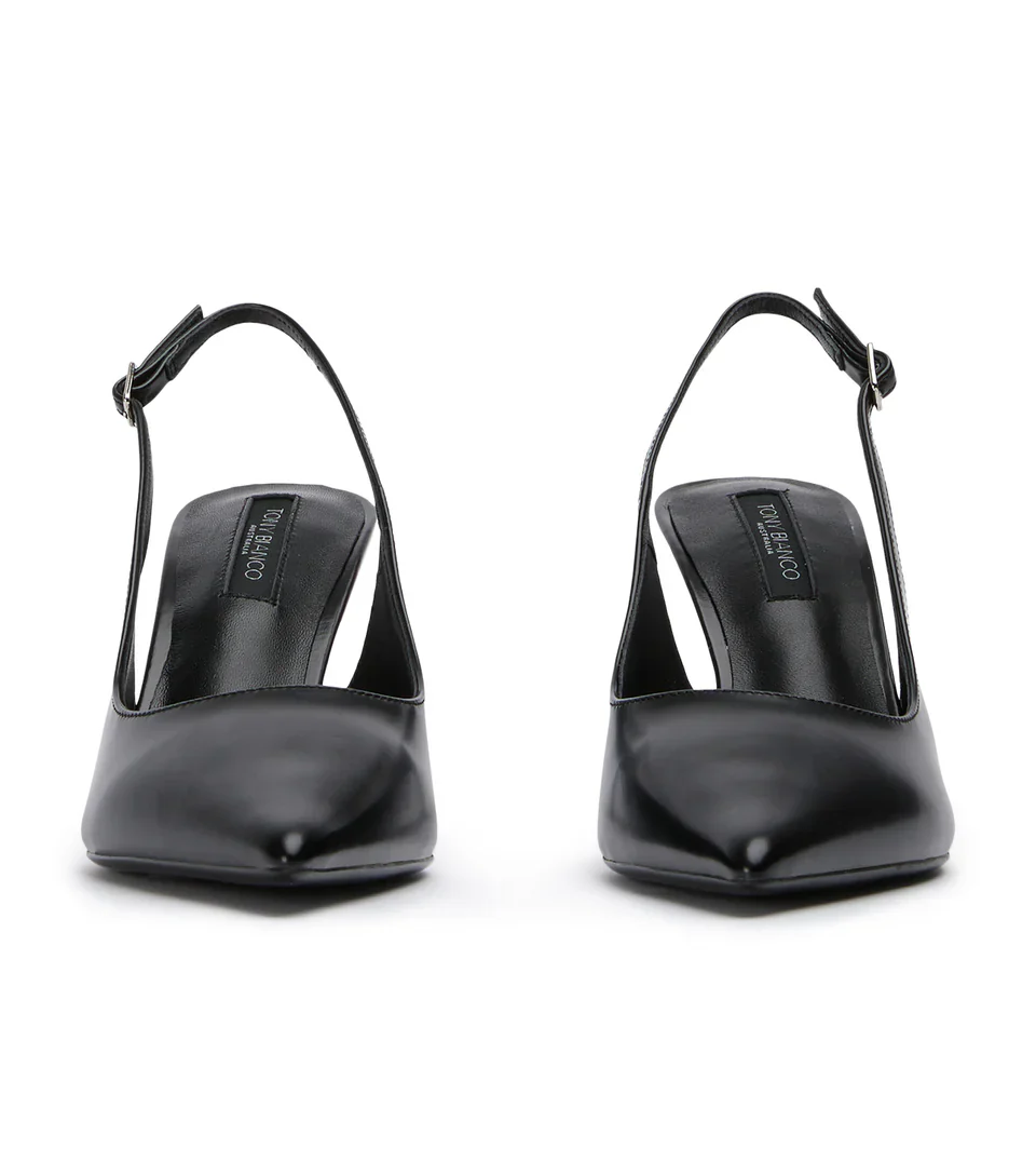 TONY BIANCO BAZ SLING BACK HEEL BLACK - Image 3