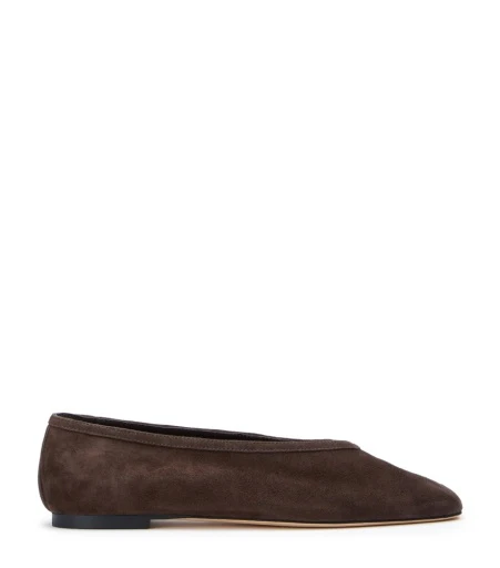 TONY BIANCO BIANCA SUEDE BROWN FLATS - Image 4