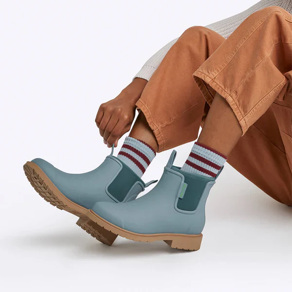 MERRY PEOPLE BOBBI RAIN BOOTS SEAFOAM