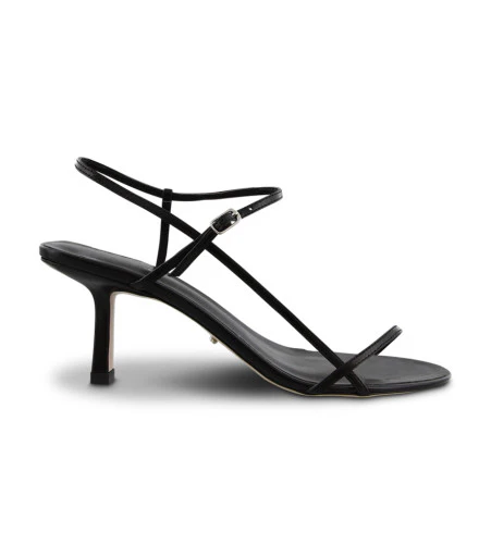 TONY BIANCO CAPRICE STRAPPY HEELS IN BLACK AND SKIN - Image 3