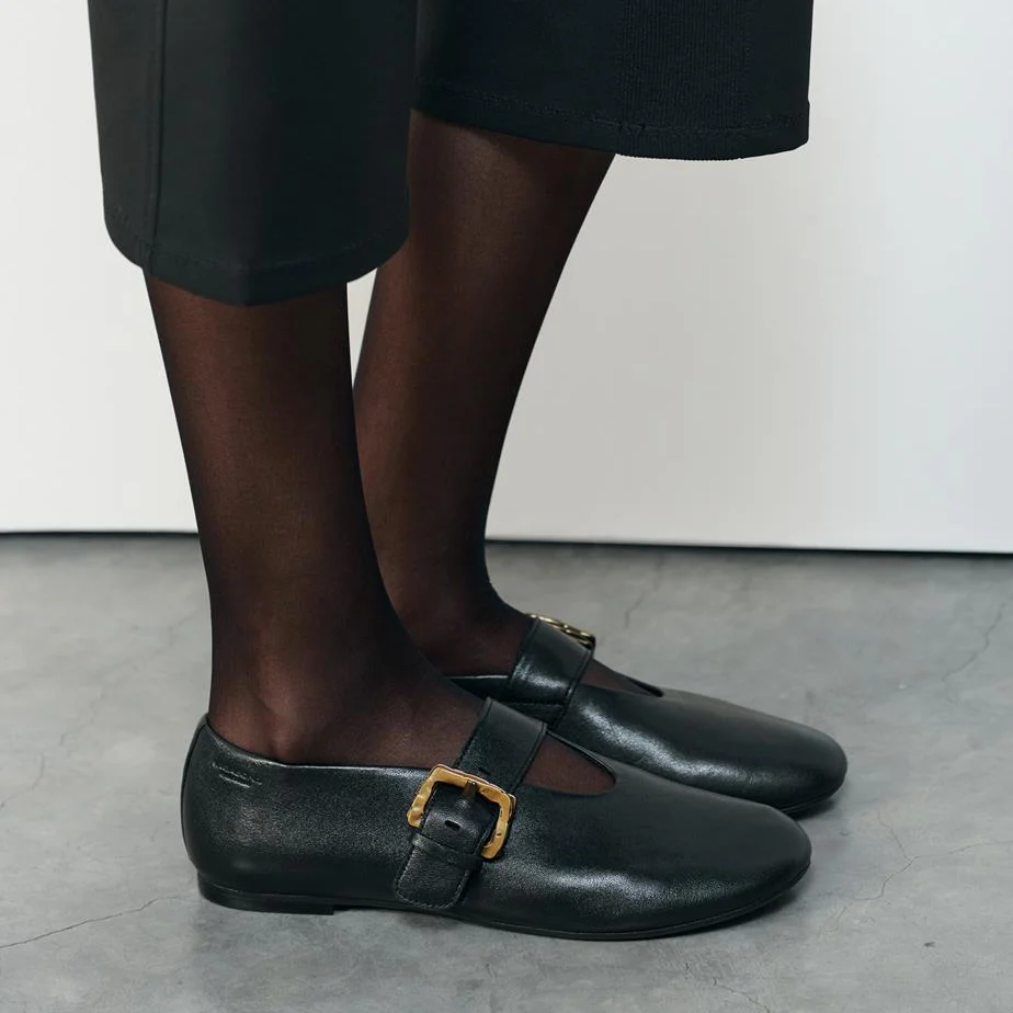 VAGABOND ALEYA BUCKLE FLAT BLACK