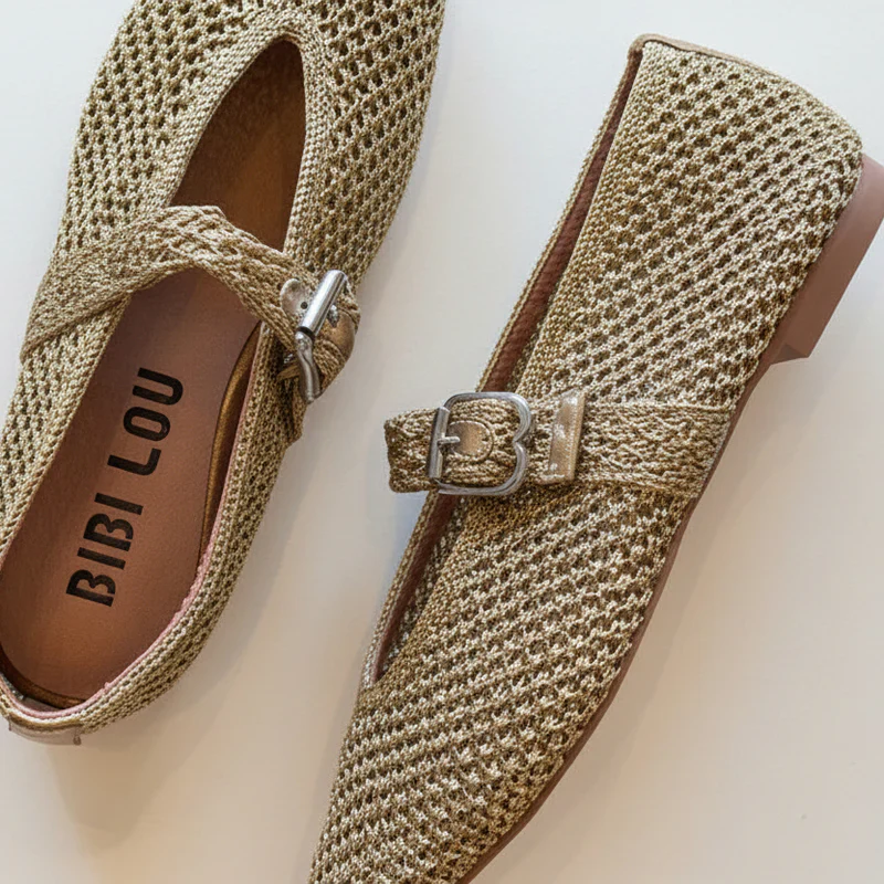BIBI LOU ELANI MJ-PLATA BALLERINAS - Image 3