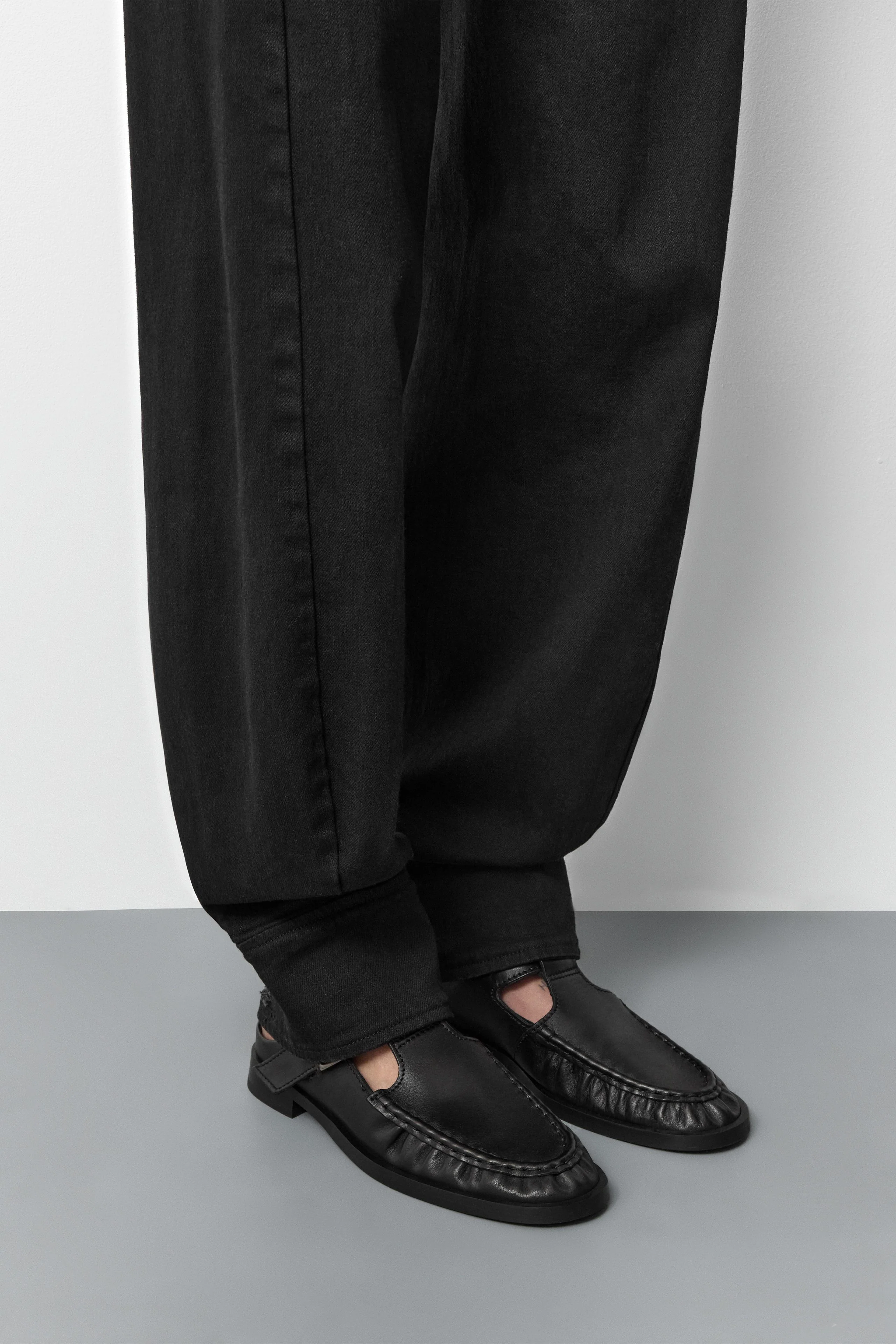 MIISTA Gianna Black Buckled Mules - Image 2