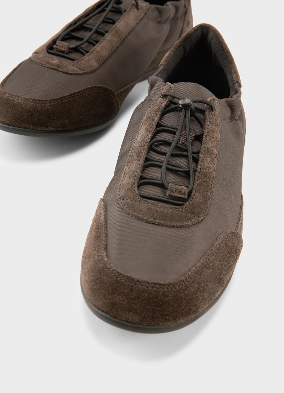 VAGABOND HOLLIE SNEAKER IN BROWN - Image 3