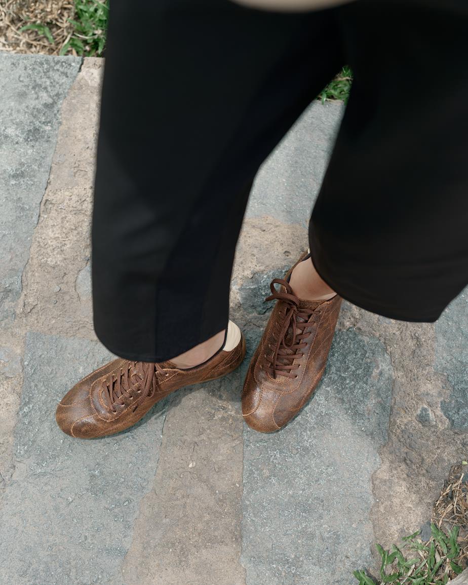 VAGABOND HOLLIE SNEAKER- CHESTNUT - Image 2