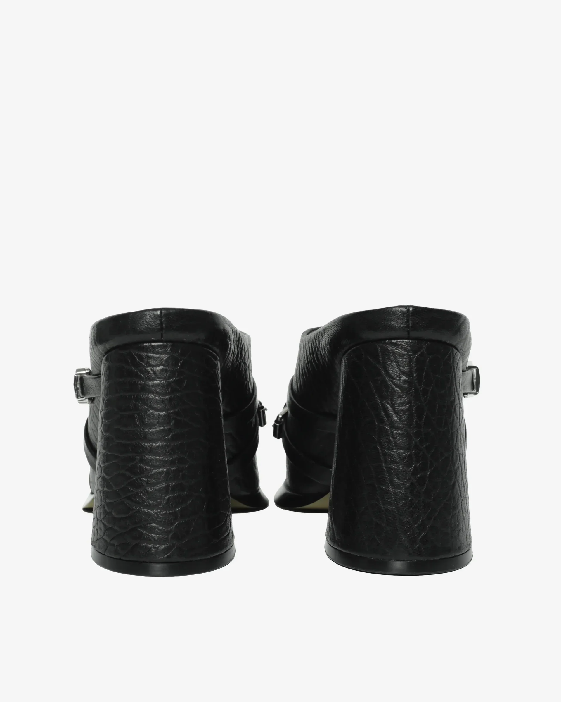 SADI.LOVE JIAH BLACK TUMBLED MULE - Image 6