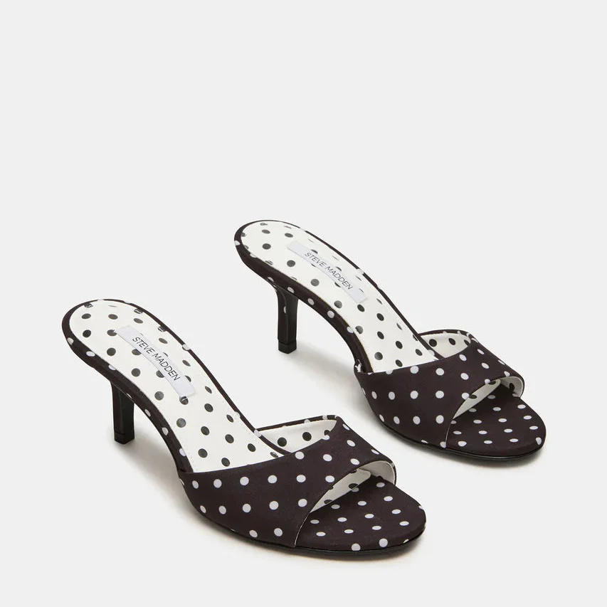 STEVE MADDEN KENDRIX-BLACK/WHITE