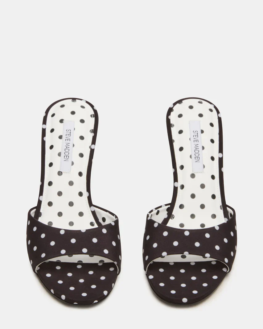 STEVE MADDEN KENDRIX-BLACK/WHITE - Image 3