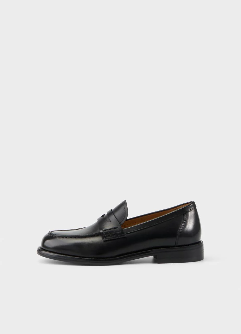 VAGABOND LINN PENNY- BLACK LEATHER - Image 4