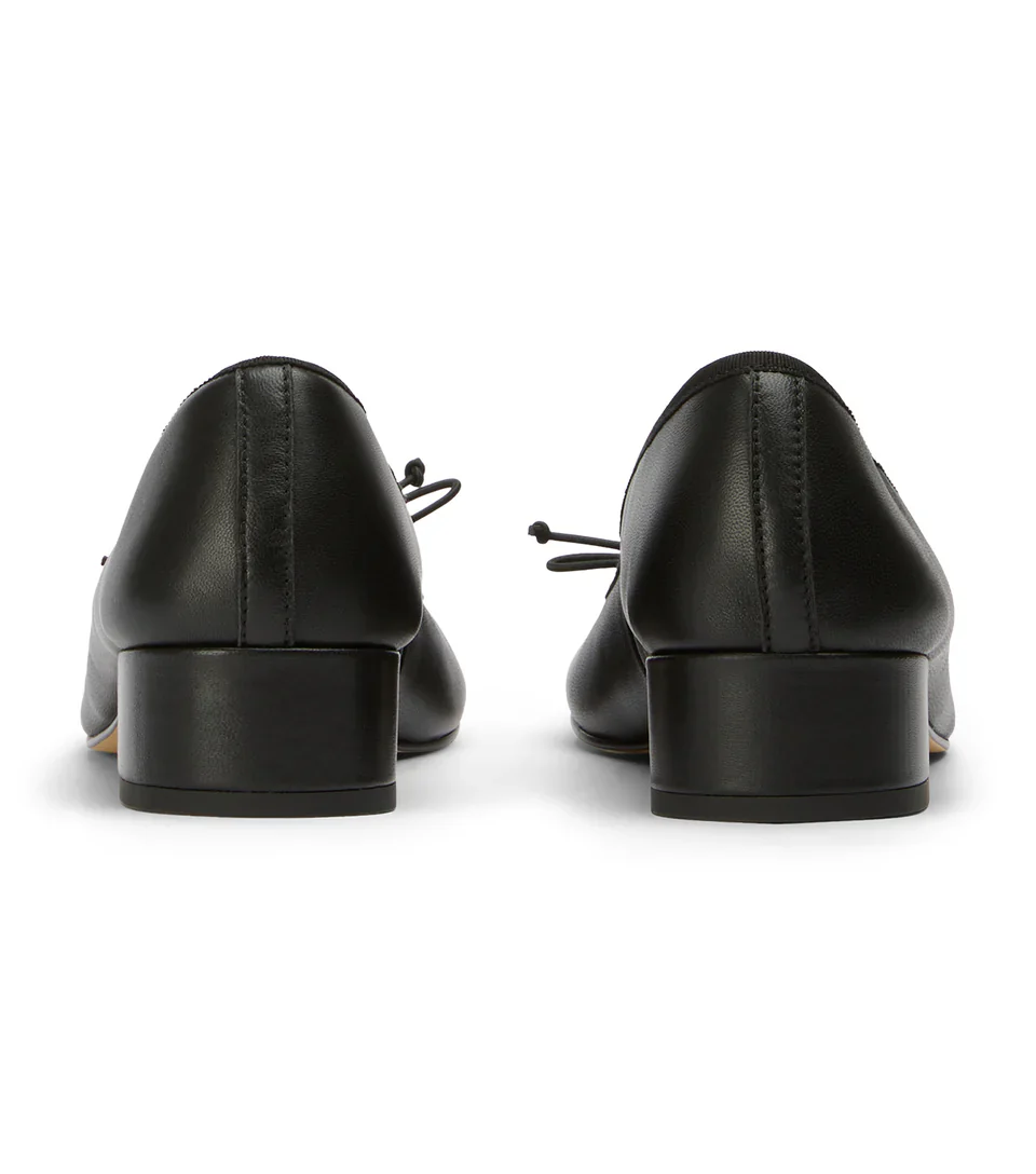TONY BIANCO MADDIE HEELED BALLET BLACK - Image 5