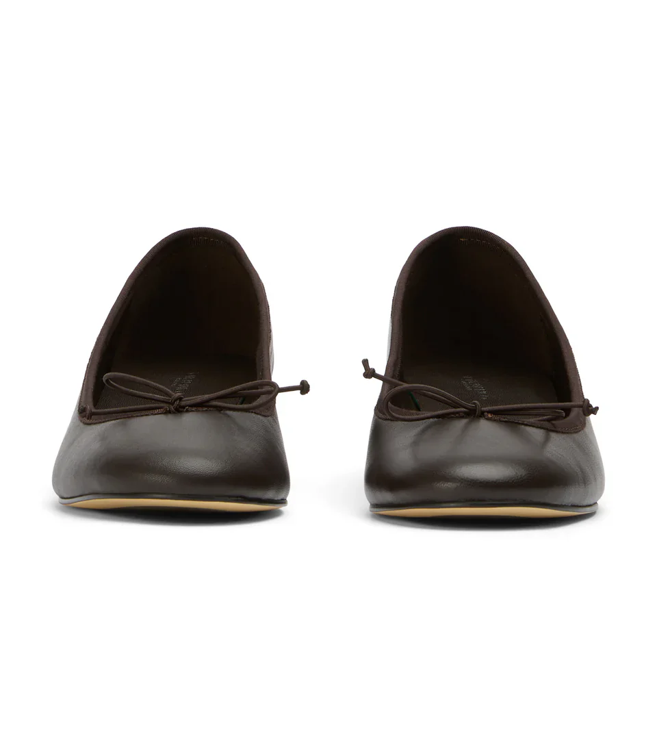 TONY BIANCO MADDIE HEELED BALLET CHOCOLATE - Image 4