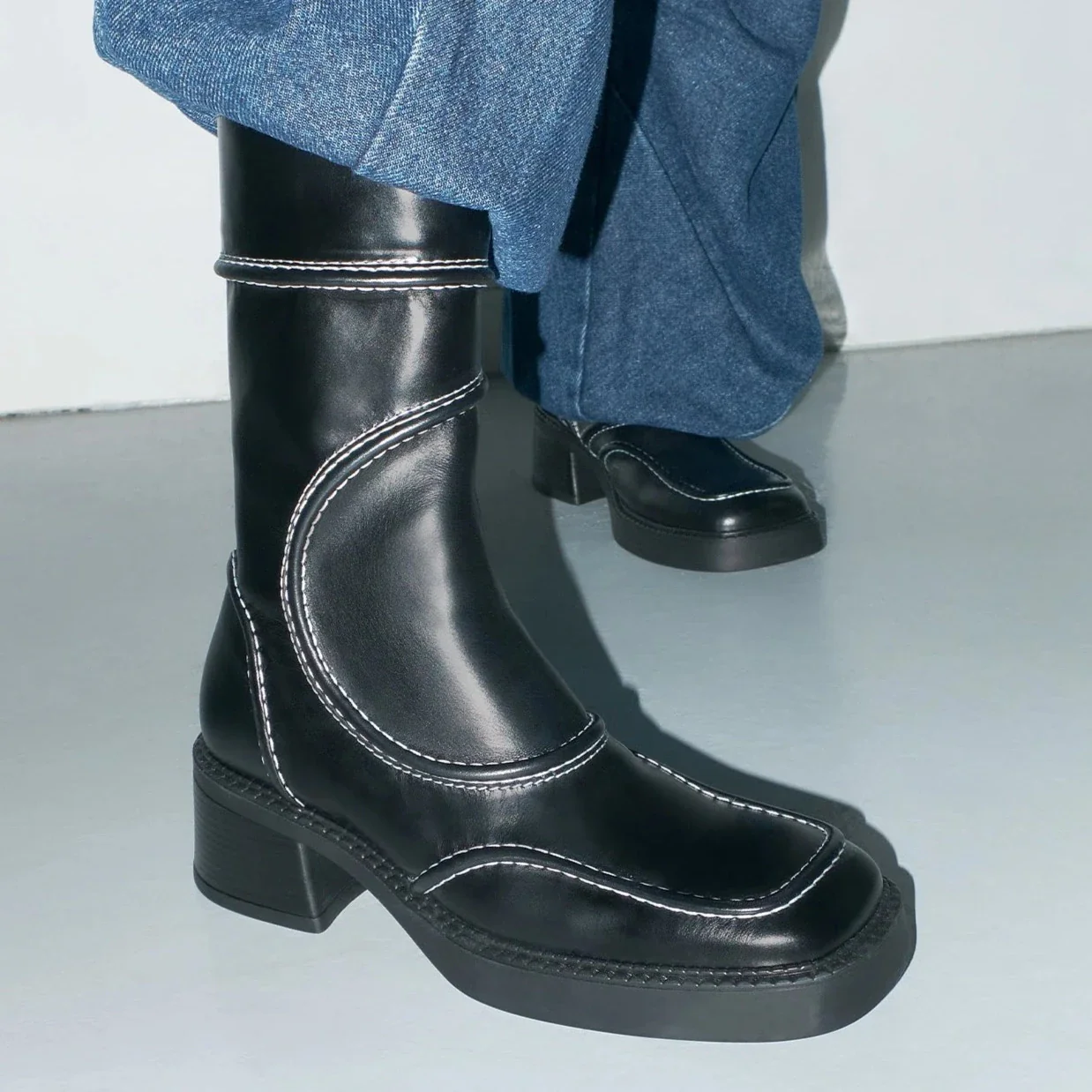 MIISTA MALENE ANKLE BOOTS-BLK