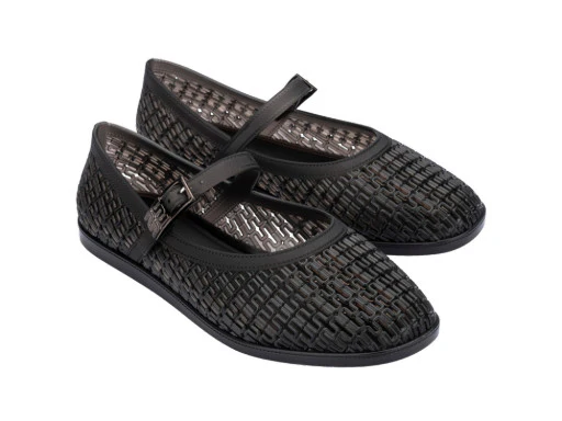 MELISSA HARPER BALLET FLATS IN BLACK - Image 2