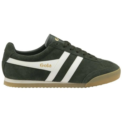 GOLA MEN'S APOLLO SNEAKERS DARK KHAKI WHITE GUM - Image 5