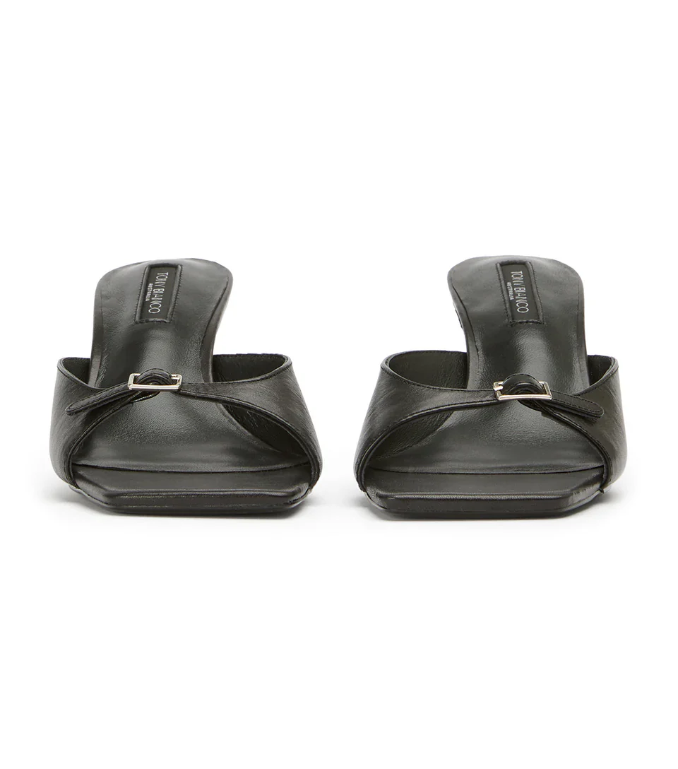 TONY BIANCO RADA BLACK VINTAGE HEELS - Image 4