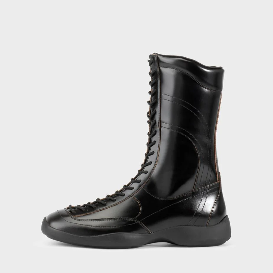 VAGABOND SKY LACE UP BOOT-BLACK