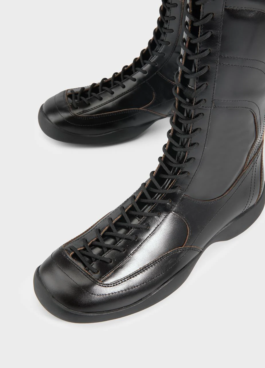 VAGABOND SKY LACE UP BOOT-BLACK - Image 2