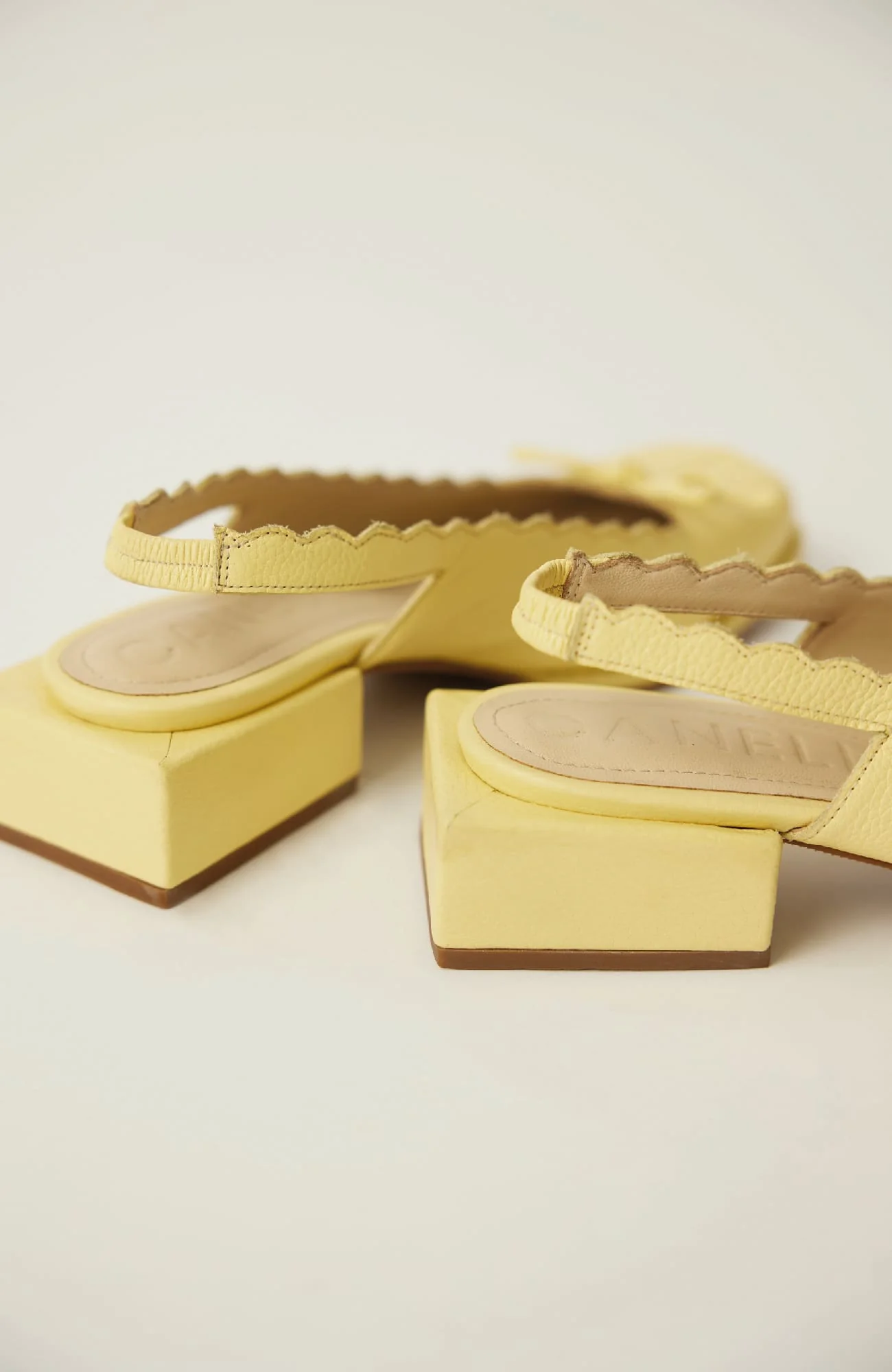 CANELLA YELLOW ORIGIN SLINGBACK SANDALS - Image 2