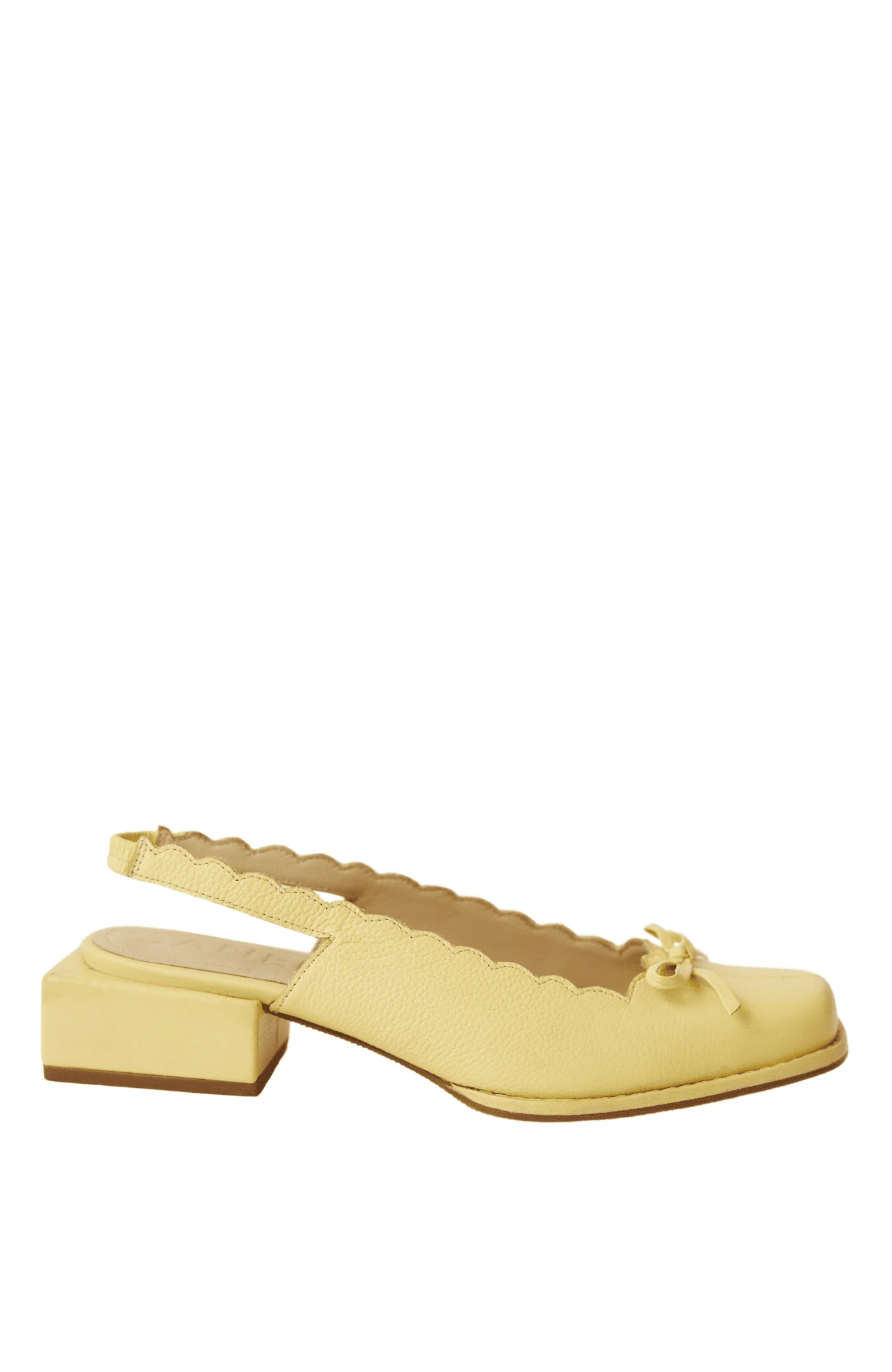 CANELLA YELLOW ORIGIN SLINGBACK SANDALS - Image 4