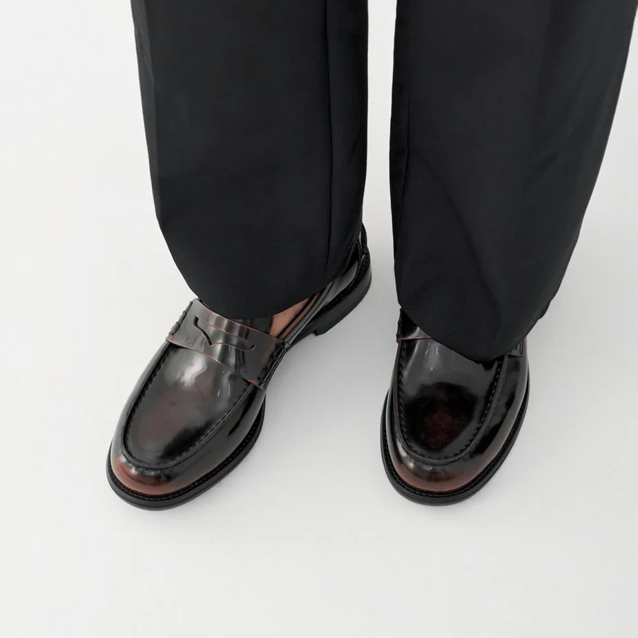 VAGABOND STEVEN LOAFER- BRANDY POLISHED LEATHER